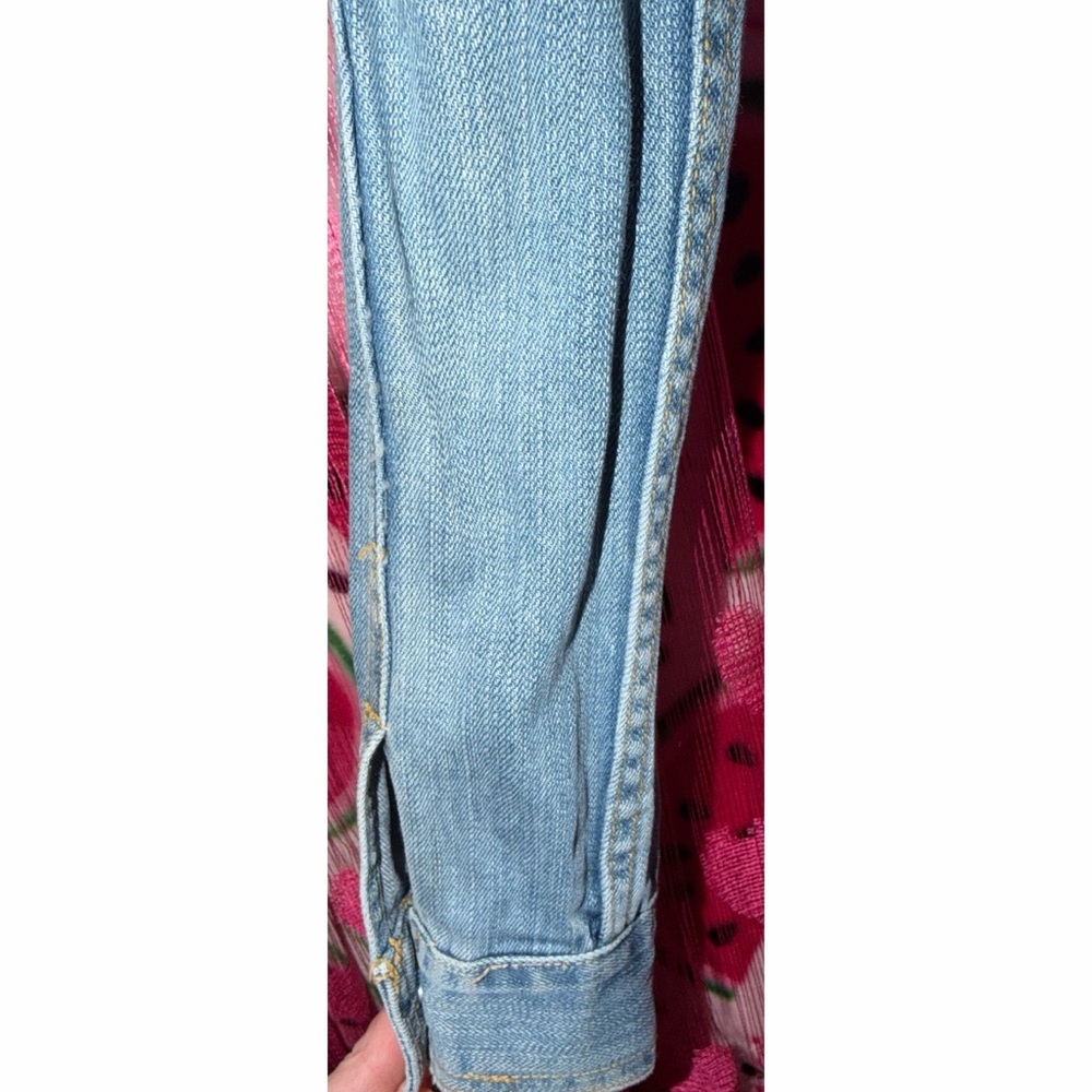 🩵 Cute Y2K Bitten by Sarah Jessica Parker Jean Jacket - Picture 5 of 8